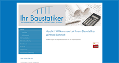 Desktop Screenshot of ihr-baustatiker.de