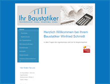 Tablet Screenshot of ihr-baustatiker.de